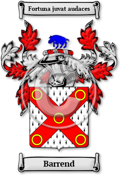 Barrend Family Crest Download (JPG) Legacy Series - 600 DPI