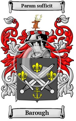 Barough Family Crest/Coat of Arms