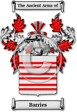 Barries Family Crest Download (jpg) Legacy Series - 150 DPI