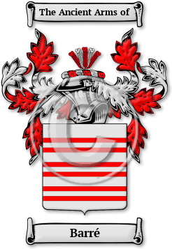 Barré Family Crest Download (JPG) Legacy Series - 600 DPI