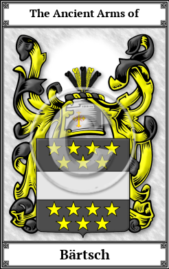Bärtsch Family Crest Download (JPG)  Book Plated - 150 DPI