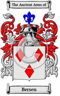 Bersen Family Crest/Coat of Arms