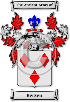 Berzen Family Crest Download (JPG) Legacy Series - 600 DPI
