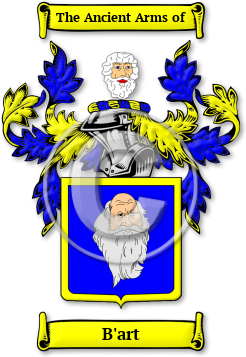 B'art Family Crest Download (jpg) Legacy Series - 150 DPI