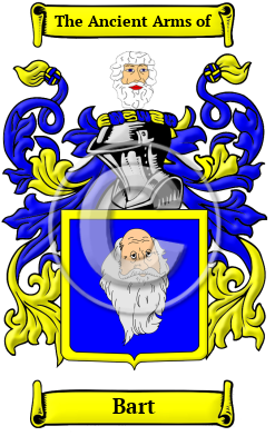 Bart Family Crest Download (JPG) Heritage Series - 600 DPI