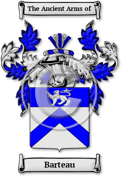 Barteau Family Crest Download (JPG) Legacy Series - 600 DPI
