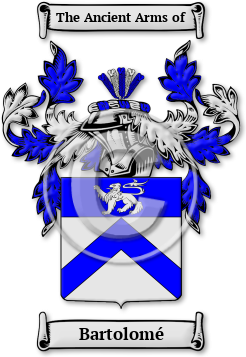 Bartolomé Family Crest Download (jpg) Legacy Series - 150 DPI