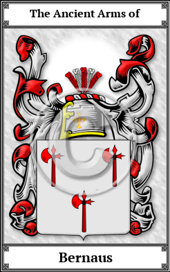 Bernaus Family Crest Download (JPG)  Book Plated - 150 DPI