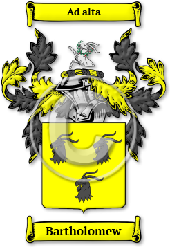 Bartholomew Family Crest Download (jpg) Legacy Series - 150 DPI