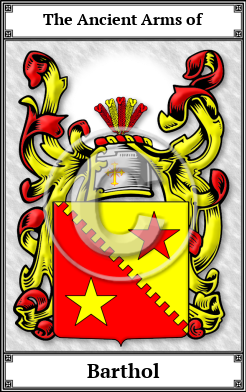 Barthol Family Crest Download (JPG)  Book Plated - 150 DPI