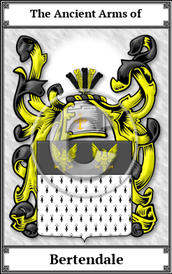 Bertendale Family Crest Download (JPG) Book Plated - 600 DPI
