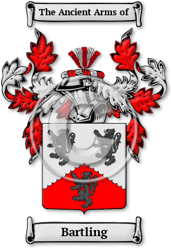 Bartling Family Crest Download (jpg) Legacy Series - 150 DPI