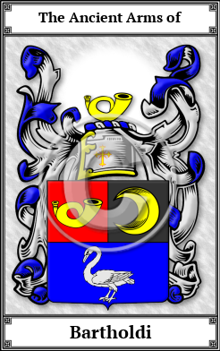 Bartholdi Family Crest Download (JPG)  Book Plated - 150 DPI