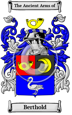 Berthold Family Crest Download (JPG) Heritage Series - 600 DPI