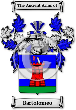 Bartolomeo Family Crest Download (jpg) Legacy Series - 150 DPI