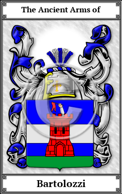 Bartolozzi Family Crest Download (JPG)  Book Plated - 150 DPI