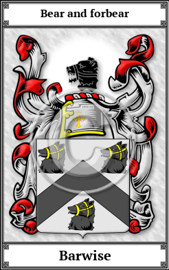 Barwise Family Crest Download (JPG)  Book Plated - 150 DPI