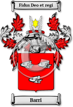 Barri Family Crest Download (JPG) Legacy Series - 600 DPI
