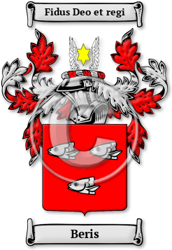 Beris Family Crest Download (jpg) Legacy Series - 150 DPI
