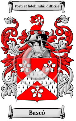 Bascó Family Crest Download (JPG) Heritage Series - 300 DPI