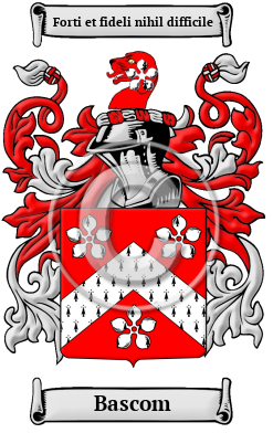 Bascom Family Crest/Coat of Arms