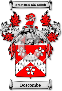 Boscombe Family Crest Download (jpg) Legacy Series - 150 DPI