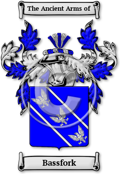 Bassfork Family Crest Download (jpg) Legacy Series - 150 DPI