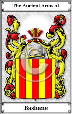 Bashane Family Crest Download (JPG) Book Plated - 600 DPI