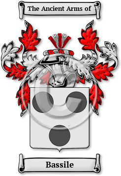 Bassile Family Crest Download (jpg) Legacy Series - 150 DPI