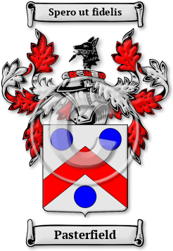 Pasterfield Family Crest Download (jpg) Legacy Series - 150 DPI