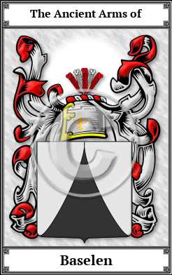 Baselen Family Crest Download (JPG)  Book Plated - 150 DPI