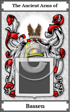 Bassen Family Crest Download (JPG)  Book Plated - 150 DPI