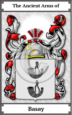 Basay Family Crest Download (JPG)  Book Plated - 150 DPI