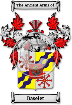 Baselet Family Crest Download (jpg) Legacy Series - 150 DPI