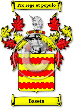 Basets Family Crest Download (jpg) Legacy Series - 150 DPI