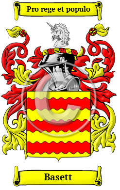 Basett Family Crest Download (JPG) Heritage Series - 600 DPI