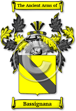 Bassignana Family Crest Download (jpg) Legacy Series - 150 DPI