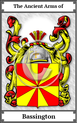 Bassington Family Crest Download (JPG) Book Plated - 600 DPI