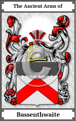 Bassenthwaite Family Crest Download (JPG)  Book Plated - 150 DPI