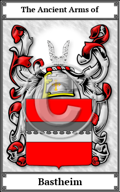 Bastheim Family Crest Download (JPG) Book Plated - 600 DPI