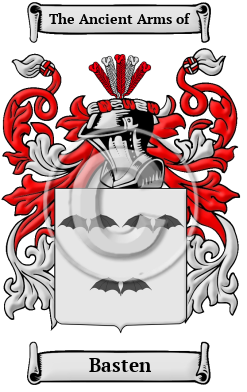 Basten Family Crest Download (JPG) Heritage Series - 600 DPI