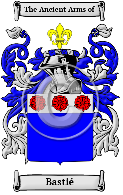 Bastié Family Crest Download (JPG) Heritage Series - 600 DPI