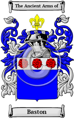 Baston Family Crest Download (JPG) Heritage Series - 600 DPI