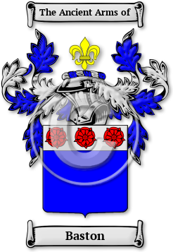 Baston Family Crest Download (JPG) Legacy Series - 600 DPI