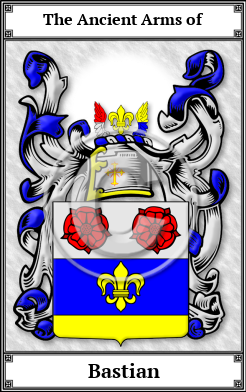 Bastian Family Crest Download (JPG)  Book Plated - 150 DPI