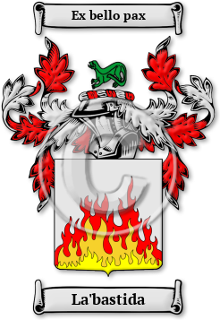 La'bastida Family Crest Download (JPG) Legacy Series - 600 DPI