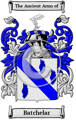 Batchelar Family Crest Download (JPG) Heritage Series - 600 DPI