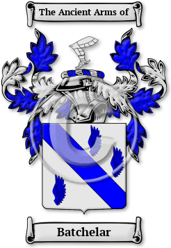Batchelar Family Crest Download (jpg) Legacy Series - 150 DPI