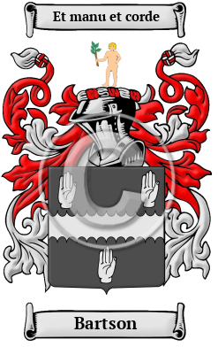 Bartson Family Crest/Coat of Arms
