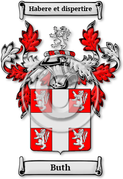 Buth Family Crest Download (jpg) Legacy Series - 150 DPI